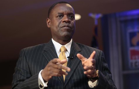 Detroit's emergency manager Kevyn Orr speaks to members of the Detroit Economic Club in Detroit, Michigan October 3, 2013. REUTERS/Rebecca C Detroit's emergency manager Kevyn Orr speaks to members of the Detroit Economic Club in Detroit, Michigan October 3, 2013. REUTERS/Rebecca C