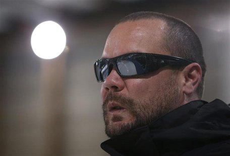 South Korea's speed skating coach Kevin Crockett watches a training session at Taereung National Training Center in Seoul October 30, 2013. South Korea's speed skating coach Kevin Crockett watches a training session at Taereung National Training Center in Seoul October 30, 2013.