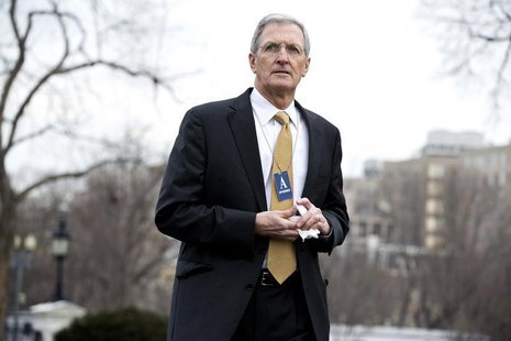 Greg Page, Chairman and CEO, of Cargill arrives to meet with U.S. President Barack Obama and other CEOs at the White House in Washington Feb Greg Page, Chairman and CEO, of Cargill arrives to meet with U.S. President Barack Obama and other CEOs at the White House in Washington Feb