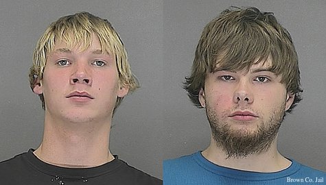 Kyle Akerboom, left, and Griffin Lawson Kyle Akerboom, left, and Griffin Lawson