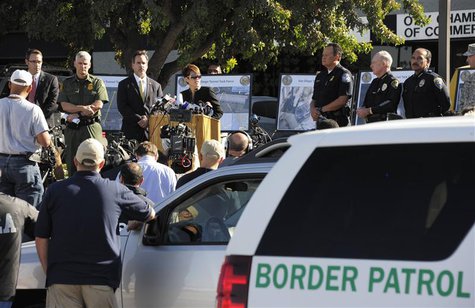 U.S. attorney Laura Duffy speaks during a news conference about a newly discovered drug smuggling tunnel in the Otay Mesa area of San Diego, U.S. attorney Laura Duffy speaks during a news conference about a newly discovered drug smuggling tunnel in the Otay Mesa area of San Diego,