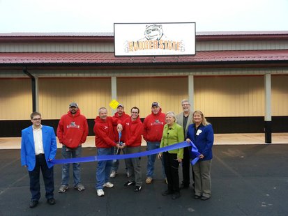 Co-Owners Pat Teeters (left) and Curtis Voight are pictured cutting ribbon along with Sheboygan County Chamber executive director Betsy Alles, Ambassadors and supporters. Badger State Restoration is a member of the Sheboygan County Chamber. Co-Owners Pat Teeters (left) and Curtis Voight are pictured cutting ribbon along with Sheboygan County Chamber executive director Betsy Alles, Ambassadors and supporters. Badger State Restoration is a member of the Sheboygan County Chamber.