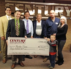Century Bank and Trust purchases crop shares from Merkle Farms for Branch Area Food Pantry Century Bank and Trust purchases crop shares from Merkle Farms for Branch Area Food Pantry