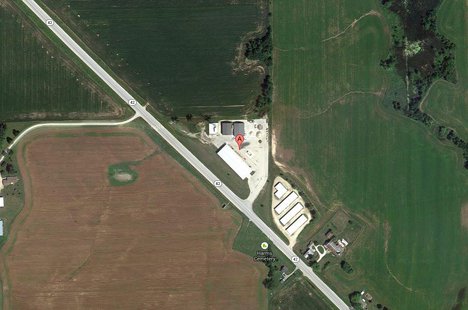 The location of a second ozone monitor in the Sheboygan area would be here northwest of the city along Highway 42. The location of a second ozone monitor in the Sheboygan area would be here northwest of the city along Highway 42.