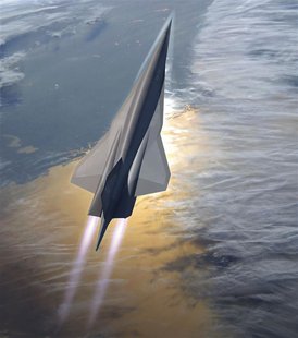 Lockheed Martin's planned SR-72 twin-engine jet aircraft is seen in this artist's rendering provided to Reuters November 1, 2013 by Lockheed Lockheed Martin's planned SR-72 twin-engine jet aircraft is seen in this artist's rendering provided to Reuters November 1, 2013 by Lockheed