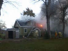 Firefighters battle house fire in Kent, Minnesota Firefighters battle house fire in Kent, Minnesota
