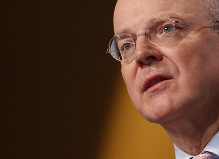 Commerzbank Chief Executive Martin Blessing delivers a speech during the bank's annual shareholder's meeting in Frankfurt, April 19, 2013. R Commerzbank Chief Executive Martin Blessing delivers a speech during the bank's annual shareholder's meeting in Frankfurt, April 19, 2013. R