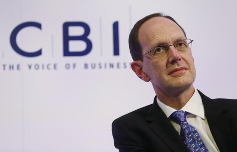 Confederation of British Industries (CBI) Director General John Cridland listens to London Mayor Boris Johnson speaking at the CBI annual co Confederation of British Industries (CBI) Director General John Cridland listens to London Mayor Boris Johnson speaking at the CBI annual co
