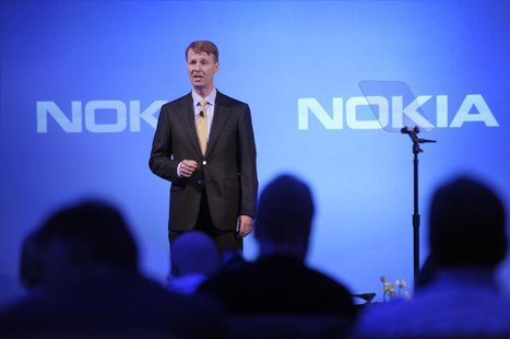 Finnish mobile phone manufacturer Nokia's Chairman of the Board Risto Siilasmaa speaks during the company's news conference in Espoo, Septem Finnish mobile phone manufacturer Nokia's Chairman of the Board Risto Siilasmaa speaks during the company's news conference in Espoo, Septem