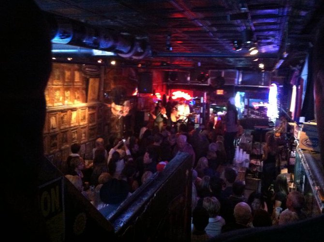 Overhead view at Tootsie's