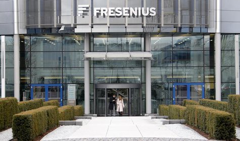 The headquarters of Fresenius is pictured in Bad Homburg near Frankfurt February 24, 2010. REUTERS/Johannes Eisele The headquarters of Fresenius is pictured in Bad Homburg near Frankfurt February 24, 2010. REUTERS/Johannes Eisele