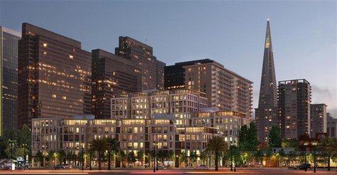 The 8 Washington condominium project - a proposed condominium development along San Francisco's Embarcadero - is pictured in this undated ha The 8 Washington condominium project - a proposed condominium development along San Francisco's Embarcadero - is pictured in this undated ha