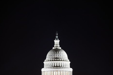The U.S. Capitol dome is pictured in the pre-dawn darkness in this general view taken in Washington, October 18, 2013. REUTERS/Jonathan Erns The U.S. Capitol dome is pictured in the pre-dawn darkness in this general view taken in Washington, October 18, 2013. REUTERS/Jonathan Erns