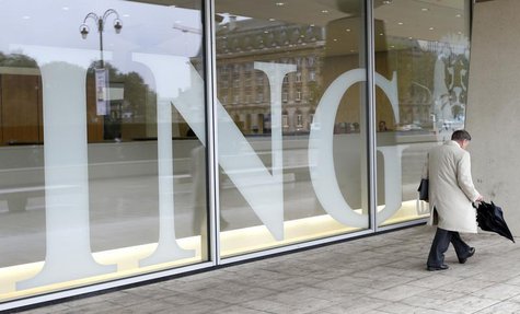 A pedestrian walks past the logo of ING bank by the entrance of the group's main office in Brussels November 6, 2013. REUTERS/Francois Lenoi A pedestrian walks past the logo of ING bank by the entrance of the group's main office in Brussels November 6, 2013. REUTERS/Francois Lenoi