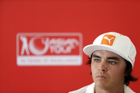 U.S. golfer Rickie Fowler addresses a news conference at the Kuala Lumpur Golf and Country Club (KLGCC) in Kuala Lumpur October 23, 2013, ah U.S. golfer Rickie Fowler addresses a news conference at the Kuala Lumpur Golf and Country Club (KLGCC) in Kuala Lumpur October 23, 2013, ah