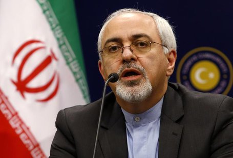 Iranian Foreign Minister Mohammad Javad Zarif addresses the media during a news conference in Ankara November 1, 2013. REUTERS/Umit Bektas Iranian Foreign Minister Mohammad Javad Zarif addresses the media during a news conference in Ankara November 1, 2013. REUTERS/Umit Bektas