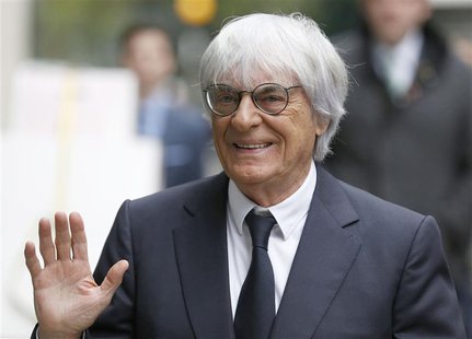 Formula One Chief Executive Bernie Ecclestone arrives at the High Court in central London November 6, 2013. REUTERS/Olivia Harris Formula One Chief Executive Bernie Ecclestone arrives at the High Court in central London November 6, 2013. REUTERS/Olivia Harris