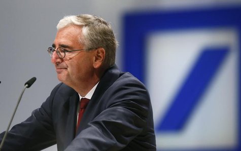 Paul Achleitner, head of the supervisory board of Deutsche Bank AG speaks during a shareholders meeting in Frankfurt May 23, 2013. REUTERS/R Paul Achleitner, head of the supervisory board of Deutsche Bank AG speaks during a shareholders meeting in Frankfurt May 23, 2013. REUTERS/R