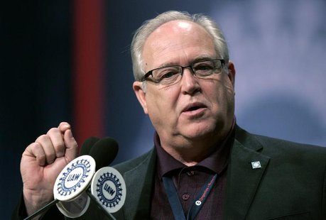 United Auto Workers (UAW) Secretary-Treasurer Dennis Williams addresses the membership during the UAW Constitutional Convention in Detroit, United Auto Workers (UAW) Secretary-Treasurer Dennis Williams addresses the membership during the UAW Constitutional Convention in Detroit,