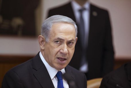 Israel's Prime Minister Benjamin Netanyahu attends the weekly cabinet meeting in Jerusalem November 3, 2013. REUTERS/Baz Ratner Israel's Prime Minister Benjamin Netanyahu attends the weekly cabinet meeting in Jerusalem November 3, 2013. REUTERS/Baz Ratner