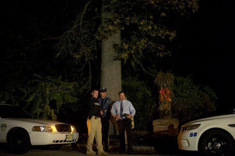 Pennsville Police Chief Allen Cummings stands outside the house where 23-year-old suspect Paul Anthony Ciancia grew up in Pennsville, Salem Pennsville Police Chief Allen Cummings stands outside the house where 23-year-old suspect Paul Anthony Ciancia grew up in Pennsville, Salem