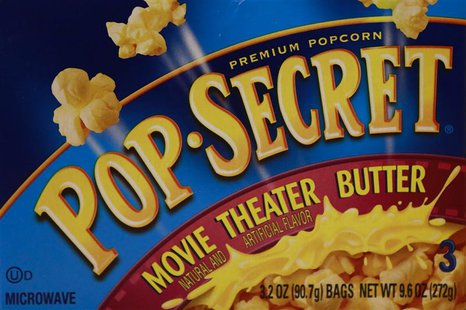 A Diamond Food's Pop Secret microwave popcorn box is seen illustrated in New York, November 8, 2013. REUTERS/Shannon Stapleton A Diamond Food's Pop Secret microwave popcorn box is seen illustrated in New York, November 8, 2013. REUTERS/Shannon Stapleton