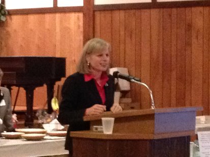 Burke addresses Democrats at Laack's Hall Burke addresses Democrats at Laack's Hall