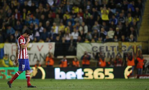 Atletico Madrid's Diego Costa leaves the pitch after his substitution during their Spanish First division soccer league match against Villar Atletico Madrid's Diego Costa leaves the pitch after his substitution during their Spanish First division soccer league match against Villar
