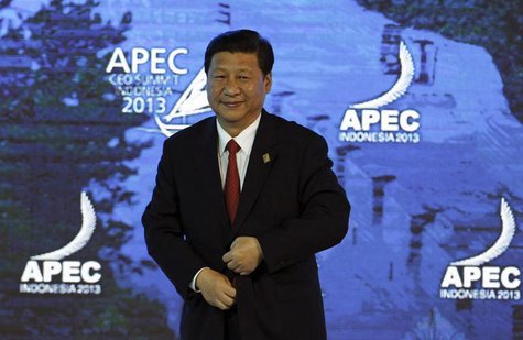China's President Xi Jinping attends the Asia-Pacific Economic Cooperation (APEC) CEO Summit in Nusa Dua, on the Indonesian resort island of China's President Xi Jinping attends the Asia-Pacific Economic Cooperation (APEC) CEO Summit in Nusa Dua, on the Indonesian resort island of