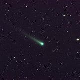 Comet ISON is seen in this five-minute exposure taken at NASA's Marshall Space Flight Center (MSFC) on November 8 at 5:40 a.m. EST (1040 GMT Comet ISON is seen in this five-minute exposure taken at NASA's Marshall Space Flight Center (MSFC) on November 8 at 5:40 a.m. EST (1040 GMT