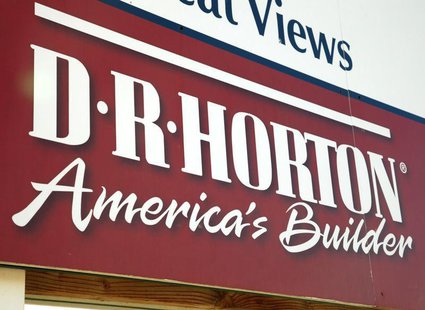 The sign for a development built by D.R. Horton is seen in Arvada, Colorado November 19, 2009. REUTERS/Rick Wilking The sign for a development built by D.R. Horton is seen in Arvada, Colorado November 19, 2009. REUTERS/Rick Wilking
