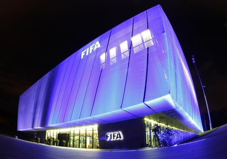 A general view shows FIFA headquarters, the Home of FIFA, in Zurich October 20, 2010. Picture taken with a fish-eye lens. REUTERS/Christian A general view shows FIFA headquarters, the Home of FIFA, in Zurich October 20, 2010. Picture taken with a fish-eye lens. REUTERS/Christian