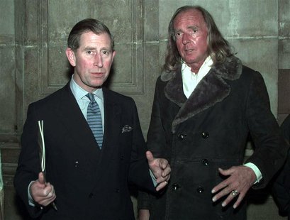 The Prince of Wales (L) meets composer John Tavener after a concert at St. Paul's Cathedral. BRITAIN ROYALS The Prince of Wales (L) meets composer John Tavener after a concert at St. Paul's Cathedral. BRITAIN ROYALS