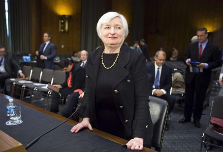 U.S. Federal Reserve Vice Chair Janet Yellen stands after testifying during a confirmation hearing on her nomination to be the next chairman U.S. Federal Reserve Vice Chair Janet Yellen stands after testifying during a confirmation hearing on her nomination to be the next chairman