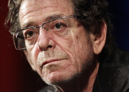 U.S. singer Lou Reed looks on during a Q&A session after the world premiere of his first film "Red Shirley" at the Vision du Reel Documentar U.S. singer Lou Reed looks on during a Q&A session after the world premiere of his first film "Red Shirley" at the Vision du Reel Documentar