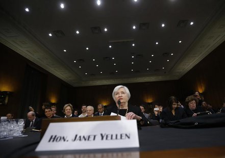 Janet Yellen, President Barack Obama's nominee to lead the U.S. Federal Reserve, is pictured at her U.S. Senate Banking Committee confirmati Janet Yellen, President Barack Obama's nominee to lead the U.S. Federal Reserve, is pictured at her U.S. Senate Banking Committee confirmati