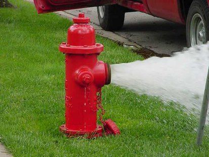 hydrant flushing hydrant flushing