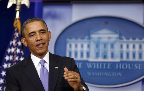 U.S. President Barack Obama talks about the Affordable Care Act in the Brady Press Briefing Room at the White House in Washington, November U.S. President Barack Obama talks about the Affordable Care Act in the Brady Press Briefing Room at the White House in Washington, November