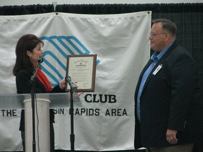 Lt. Gov. Rebecca Kleefisch presents Governor's Proclamation to Wisconsin Rapids Boys & Girls Club Exec. Director Rob Wefel Lt. Gov. Rebecca Kleefisch presents Governor's Proclamation to Wisconsin Rapids Boys & Girls Club Exec. Director Rob Wefel