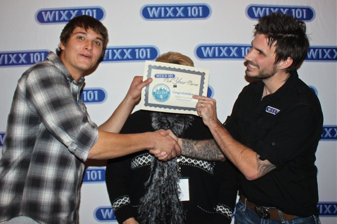 Tanner and Jake with Jeannette Christenson - our 2013 Pick Your Purse Grand Prize Winner!