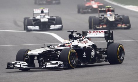 Williams Formula One driver Pastor Maldonado of Venezuela drives during the Indian F1 Grand Prix at the Buddh International Circuit in Great Williams Formula One driver Pastor Maldonado of Venezuela drives during the Indian F1 Grand Prix at the Buddh International Circuit in Great