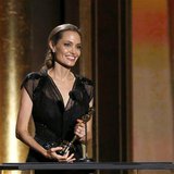 Actress Angelina Jolie accepts the Jean Hersholt Humanitarian Award at the 5th Annual Academy of Motion Picture Arts and Sciences Governors Actress Angelina Jolie accepts the Jean Hersholt Humanitarian Award at the 5th Annual Academy of Motion Picture Arts and Sciences Governors
