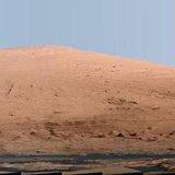 A portion of Mount Sharp, on Mars is pictured in this panorama made from a mosaic of images taken by the Mast Camera (Mastcam) on NASA's Mar A portion of Mount Sharp, on Mars is pictured in this panorama made from a mosaic of images taken by the Mast Camera (Mastcam) on NASA's Mar