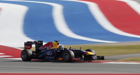 Red Bull Formula One driver Sebastian Vettel of Germany drives during the Austin F1 Grand Prix at the Circuit of the Americas in Austin Nove Red Bull Formula One driver Sebastian Vettel of Germany drives during the Austin F1 Grand Prix at the Circuit of the Americas in Austin Nove