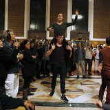Members of the L.A. Dance Project perform the opera "Invisible Cities" at the Amtrak's Union Station in Los Angeles November 15, 2013. REUTE Members of the L.A. Dance Project perform the opera "Invisible Cities" at the Amtrak's Union Station in Los Angeles November 15, 2013. REUTE