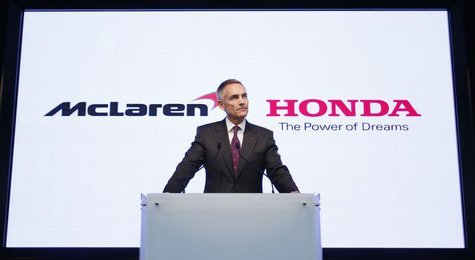 McLaren Group Limited CEO Martin Whitmarsh attends a joint news conference with Honda Motor Co's President and Chief Executive Officer Takan McLaren Group Limited CEO Martin Whitmarsh attends a joint news conference with Honda Motor Co's President and Chief Executive Officer Takan