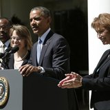 U.S. President Barack Obama speaks from the Rose Garden of the White House to announce his three nominees to fill vacancies on the United St U.S. President Barack Obama speaks from the Rose Garden of the White House to announce his three nominees to fill vacancies on the United St