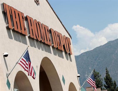 A sign outside The Home Depot store is pictured in Monrovia, California August 13, 2012. REUTERS/Mario Anzuoni A sign outside The Home Depot store is pictured in Monrovia, California August 13, 2012. REUTERS/Mario Anzuoni