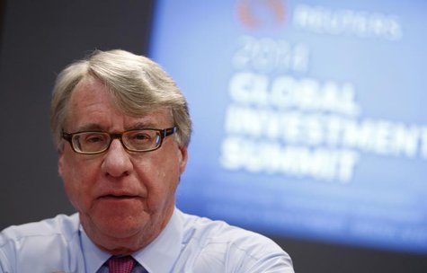 Jim Chanos, Founder and Managing Partner of Kynikos Associates LP speaks at the Reuters Global Investment Outlook summit in New York, Novemb Jim Chanos, Founder and Managing Partner of Kynikos Associates LP speaks at the Reuters Global Investment Outlook summit in New York, Novemb
