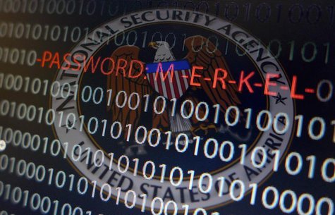 A computer with a series of numbers and the logo of the United States' National Security Agency (NSA) is seen in this multiple exposure pict A computer with a series of numbers and the logo of the United States' National Security Agency (NSA) is seen in this multiple exposure pict
